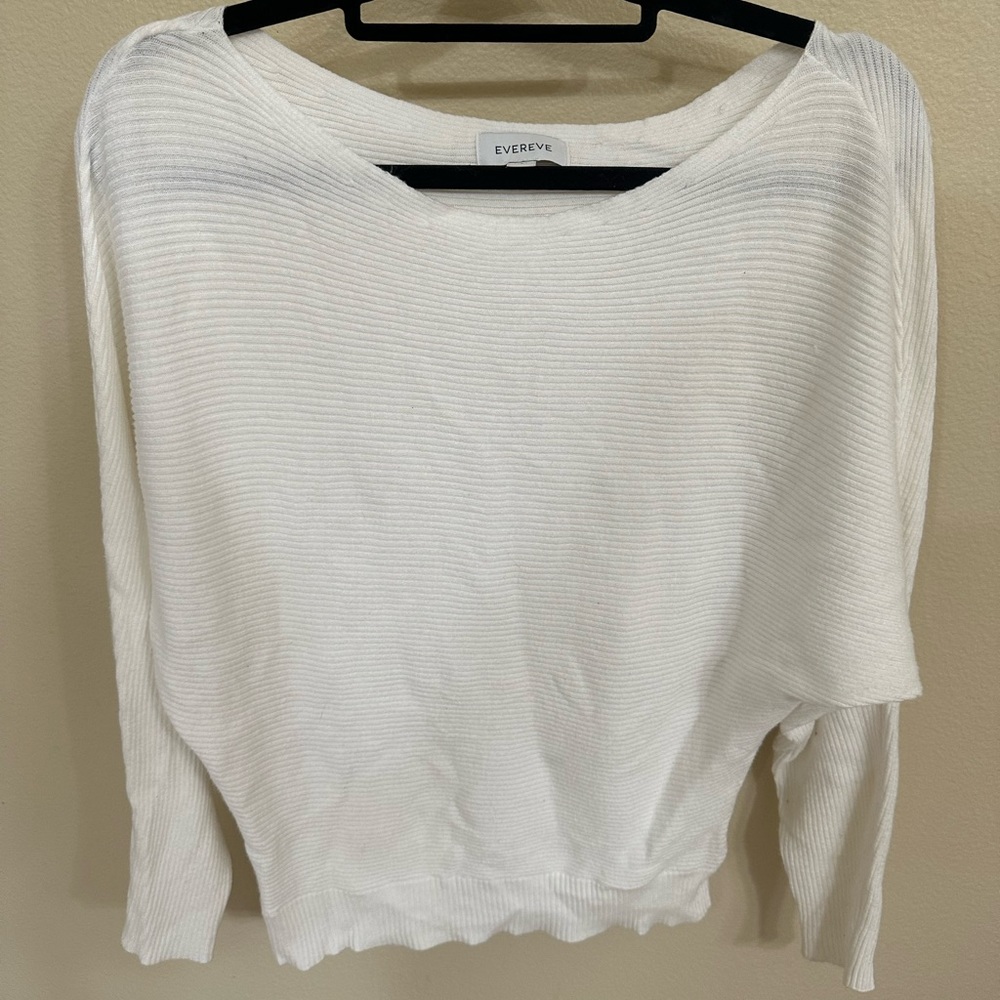 White evereve sweater